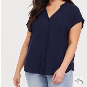 Torrid Challis Dolman Pullover Top